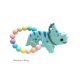 Teether Joy Rainbow Ring (Mint Triceratop)