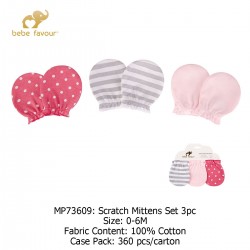 Bebe Favour Scratch Mitten (3 Pack/Set) MP73609