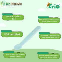 Erio Silicone Spoon - Blue