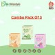 (Combo Pack Of 3) Apple Monkey Organic Multi Puff 25g