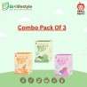 (Combo Pack Of 3) Apple Monkey Organic Multi Puff 25g