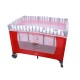 Otomo Baby Cot 2 Level Portable Bed Playpen Travel Cot Baby Cot Baby Bed Mattress Katil Bayi Foldable Cradle CB01 RED