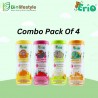 (Combo Pack Of 4) Erio Organic Multigrain Puffs 45g