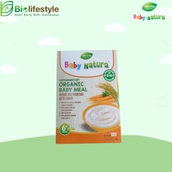 Baby Natura Organic Brown Rice Porridge 120g - Carrot