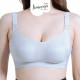 Premium Cooling Nursing Bra Top Open Nursing Clips - BR1101 L.Blue