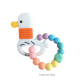 Teether Joy Pastel Duo Ring (White Duckling)