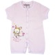 Trendyvalley Organic Cotton Short Sleeve Short Pant Baby Romper (RABBIT PINK)