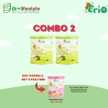 (Combo Pack Of 2) Erio Organic Baby Cereal With Probiotic - Ancient Grains with Kale ,Potato & Chia (200g x 2)