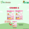 (Combo Pack Of 2) Erio Organic Baby Cereal Oatmeal with Banana Mixed Berry & Chia (200g x 2)