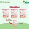 (Combo Pack Of 6) Erio Organic Baby Cereal Oatmeal with Banana Mixed Berry & Chia (200g x 6)