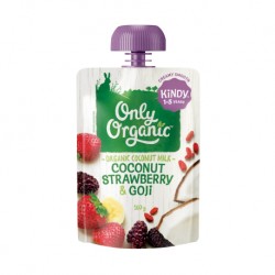 Only Organic Coconut Strawberry & Goji Berry (100g)