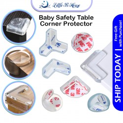 [Little B House] Baby Safety Table Corner Protector Transparent Anti-Collision - BS02