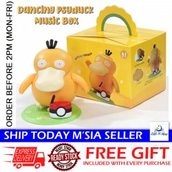 [Little B House] Psyduck Dancing Toy Psyduck Music Toy Children Gift 可达鸭 摆手跳舞玩具 Mainan Psyduck -BT402