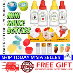 [Little B House] Mini Sauce Container Bento Sauce Bottle Sauce Squeeze Bottle Ketchup Bottle 迷你酱料瓶 Bekas Sos Mini -KW80