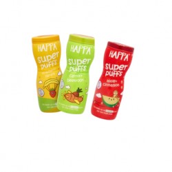 Happa Multigrain Strawberry Banana+Carrot Beetroot&Carrot Cinnamon Melts Super Puffs (Organic Snack for 8 Months) Pack of 3