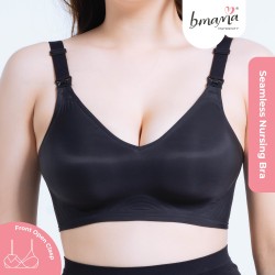 Bmama Ultimate Ultra-Light Comfort Seamless Air Nursing Bra - BR811 BLACK