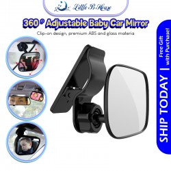 [Little B House] Baby Car Seat Safety Mirror Rear View Mirror Baby Reverse Mirror 宝宝后视镜 Cermin Kereta Baby -BS03