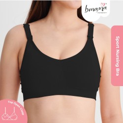 Bmama Super Support Maternity/Nursing Bra: Honesty (Black)