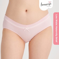Low Waist Maternity Hygiene Panties (Pink)