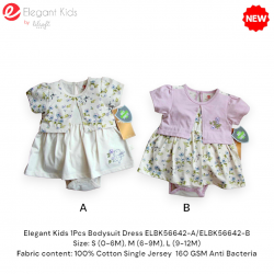 Elegant Kids 1Pcs Bodysuit Dress ELBK56642A/ELBK56642B