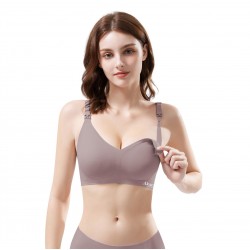 Akarana Baby Laser-Cut Basic Maternity & Nursing Bra *Free 1pc Extender - Ultra Thin (Purple)