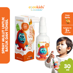 cocotots Coco Spritz Mouth Spray Orange Flavor 30ml