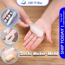 [Little B House] Sushi Mould Sushi Rice Maker Nigiri Mould Sushi Making Bento Accessories 寿司模具 饭团模具 Acuan Sushi -KW151
