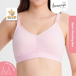 Bmama Nursing Comfort Bra - Up Way Open (Pink)