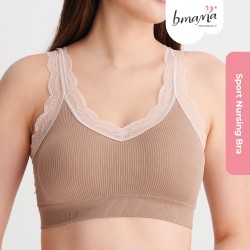 Bmama Comfort Seamless Sport Push Up Sleep Bra (Free Size) 