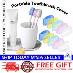 [Little B House] Toothbrush Cover Dustproof Toothbrush Case For Travel 牙刷盖 Penutup Berus Gigi -TV29