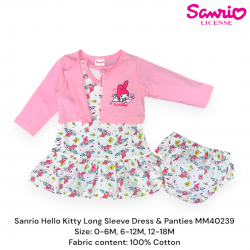Sanrio Hello Kitty Long Sleeve Dress & Panties MM40239