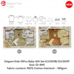 Elegant Kids 10Pcs Baby Gift Set ELV3011B/ELV3011P