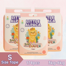 Little Alpaca Tape Diaper Bundle (S Size)