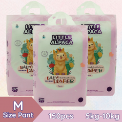 Little Alpaca Pants Diaper Bundle (M Size)