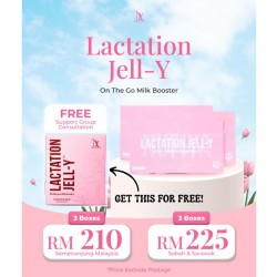 3 BOXES LACTATION JELLY MILKBOOSTER TAMBAH SUSU FREE EXTRA 10 SACHET