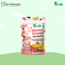 Erio Wafer Sticks Bananas, Strawberries & Dates 8g X 5\'s (40gm)