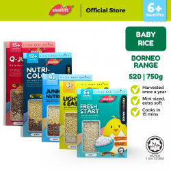 Gnubkins PREMIUM Range Grains (6-15 months) | Gnubkins Beras Bayi Rangkaian PREMIUM (6-15 bulan)