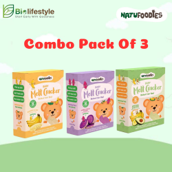 (Combo Pack Of 3) Natufoodies Melt Cracker 18g
