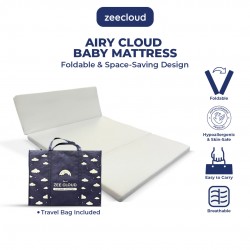 Zee Cloud® Airy Cloud Foldable Design Mattress (96cm x 64cm x 4cm)