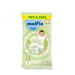 Molfix Natural Pants L 2pcs per pack (1 carton 50 pack)