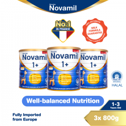 Novamil 1+ Growing Up Formula 3 x 800g (1-3 Years)