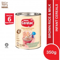 CERELAC Infant Cereals Brown Rice & Milk 350g