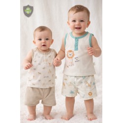 Elegant Kids 2Pc Set In Hanger (Tank Top + Short) ELCS56967
