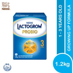 LACTOGROW 3 (1-3 Years Above) 1.3kg (Expiry Date 29/02/2024)