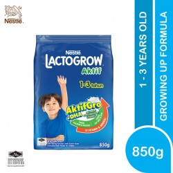 LACTOGROW AKTIF (1-3 YEARS ABOVE) 850G