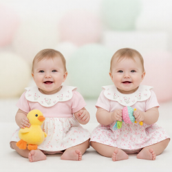 Elegant Kids 1Pc Bodysuit Dress in Hanger ELBK56972