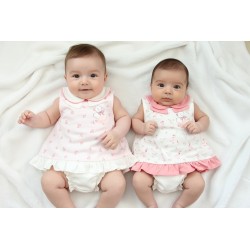 Elegant Kids 2Pc Set (Dress + Diaper) In Hanger ELDR56976