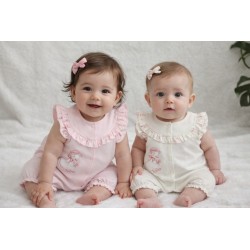 Elegant Kids 1Pc Girl Romper With Frill ELRS56975