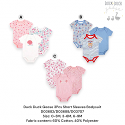 Duck Duck Goose 3Pcs Short Sleeves Bodysuit D03682/D03688/D03707