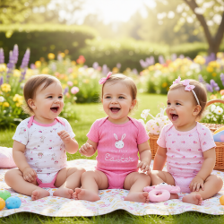 Bebe Favour 3Pc Bodysuit & Toy BS11327, BS11328, BS11329, BS11330, BS11331